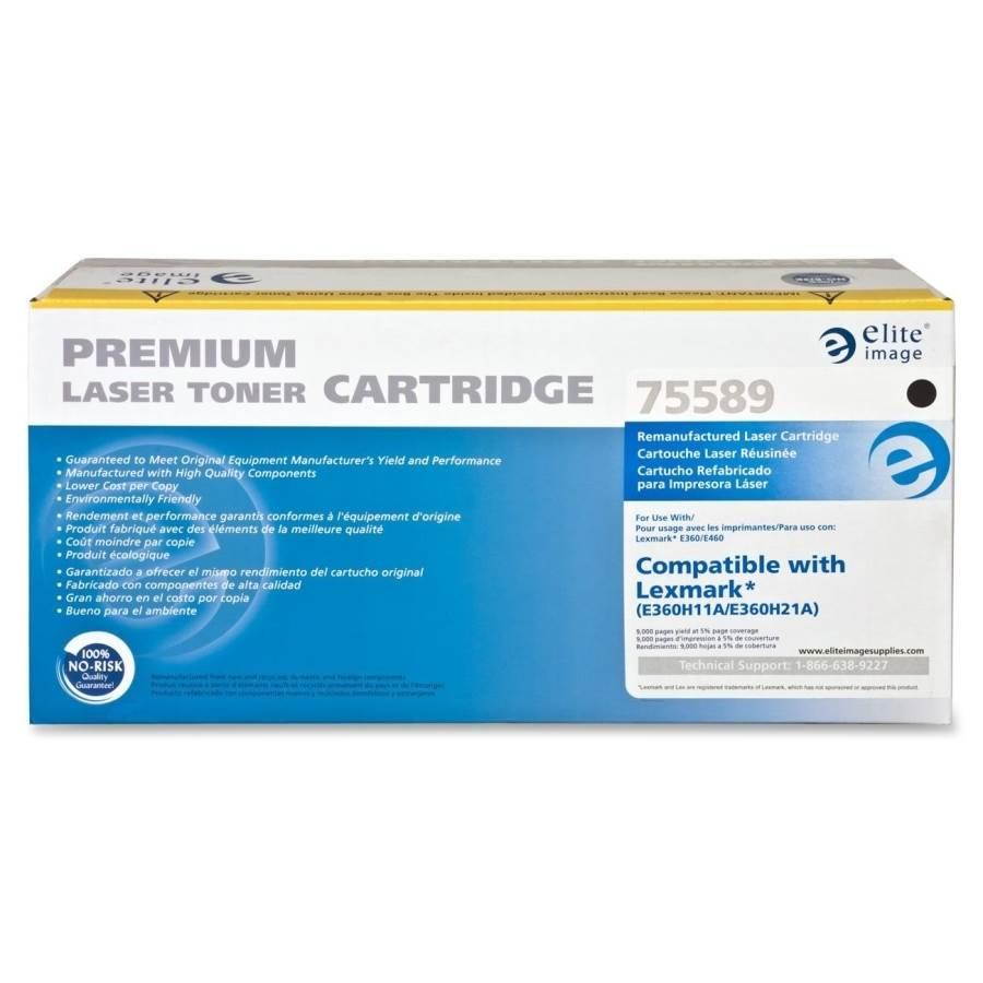 Elite Image 75589 Toner Cartridge 9000 Page Yield Black