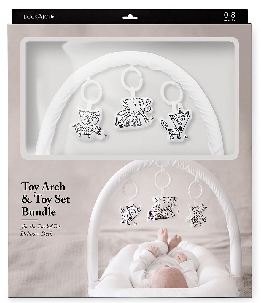 DockATot Toy Arch & Cheeky Chums Toy Set for Deluxe Dock