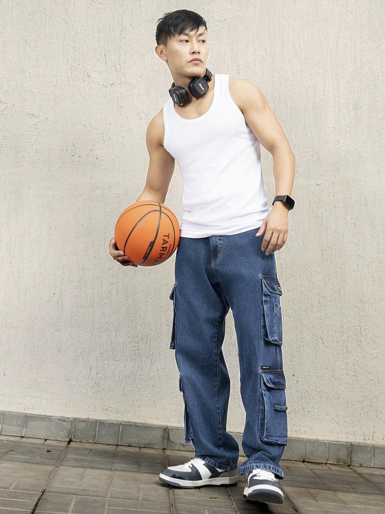 Hubberholme Men Cotton Long Sleeves Oversized Checked Double Pocket Shirt 155