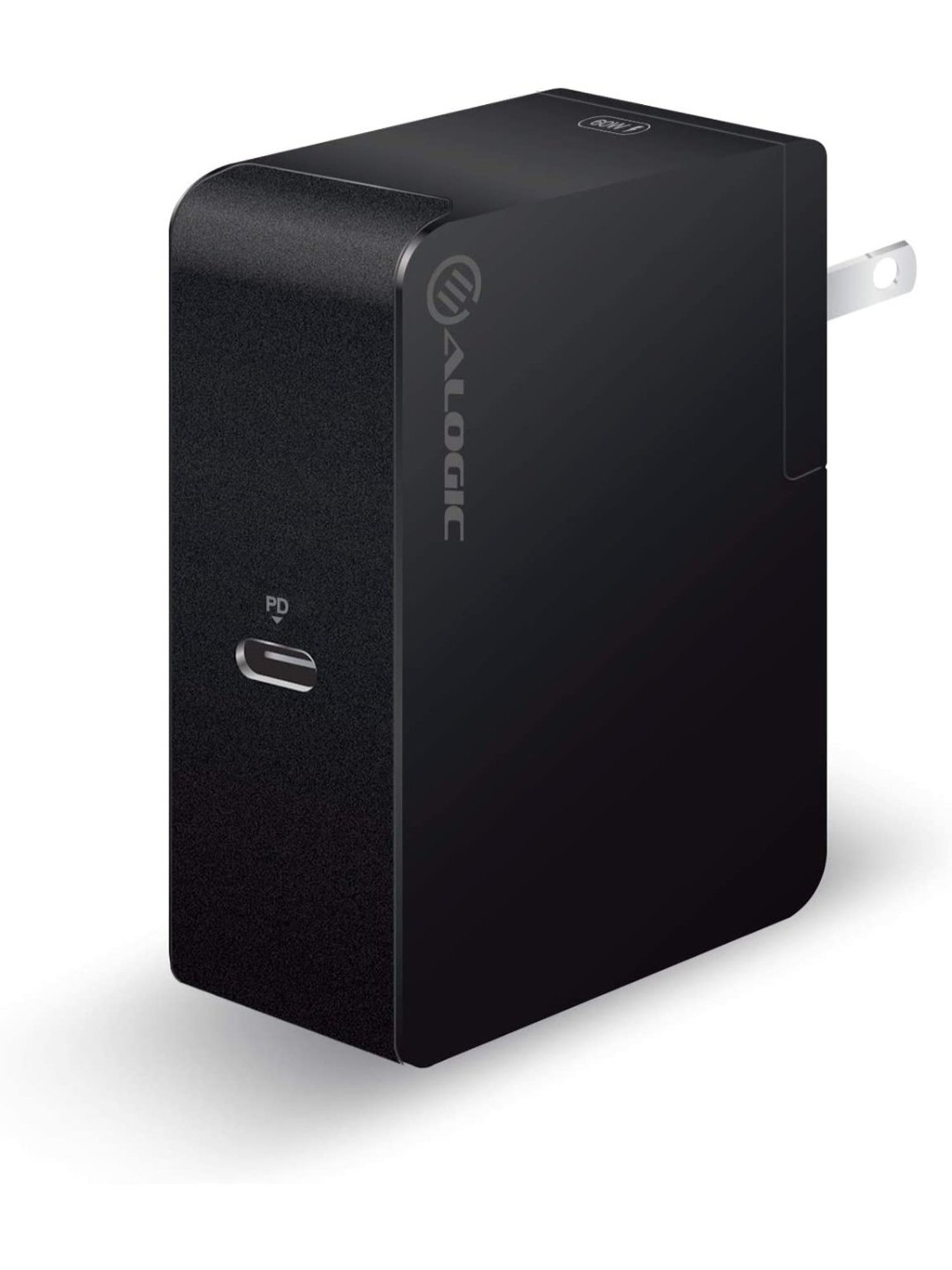 Alogic USB-C Power Adapter with 60W Power Delivery (Black)