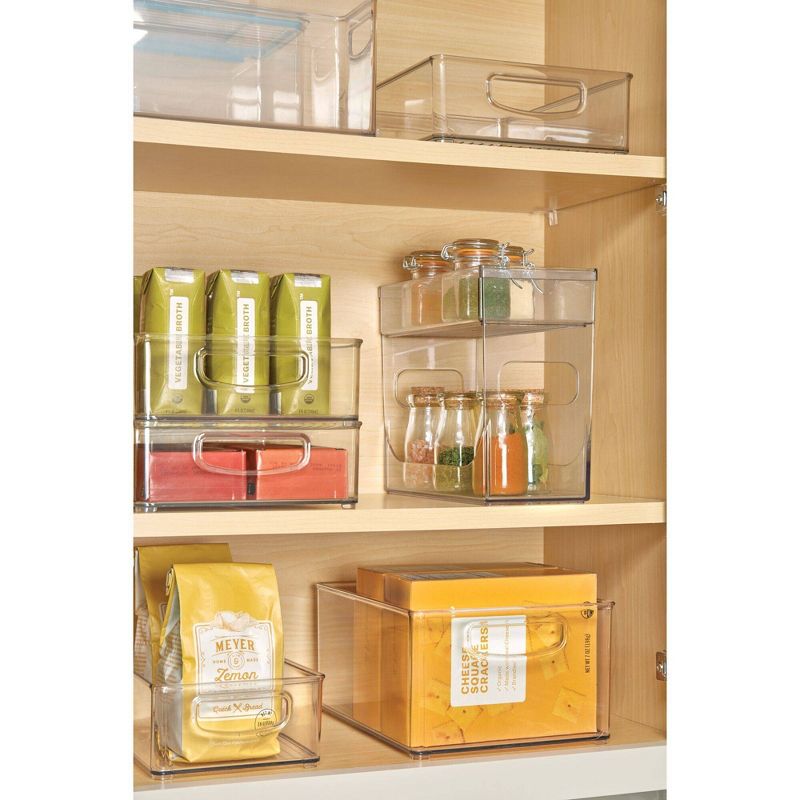 iDESIGN 16"x6"x3" Kitchen 4pk Binz Set Clear
