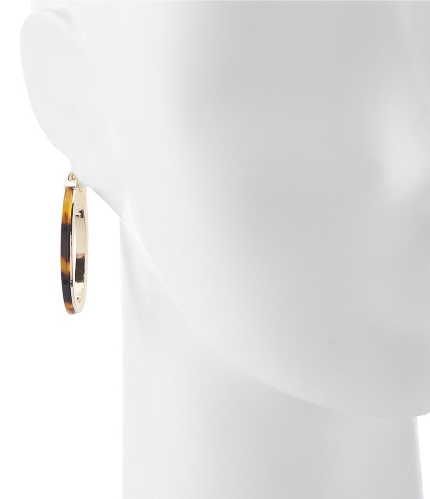 Anna & Ava Joyce Tortoise Hoop Earrings
