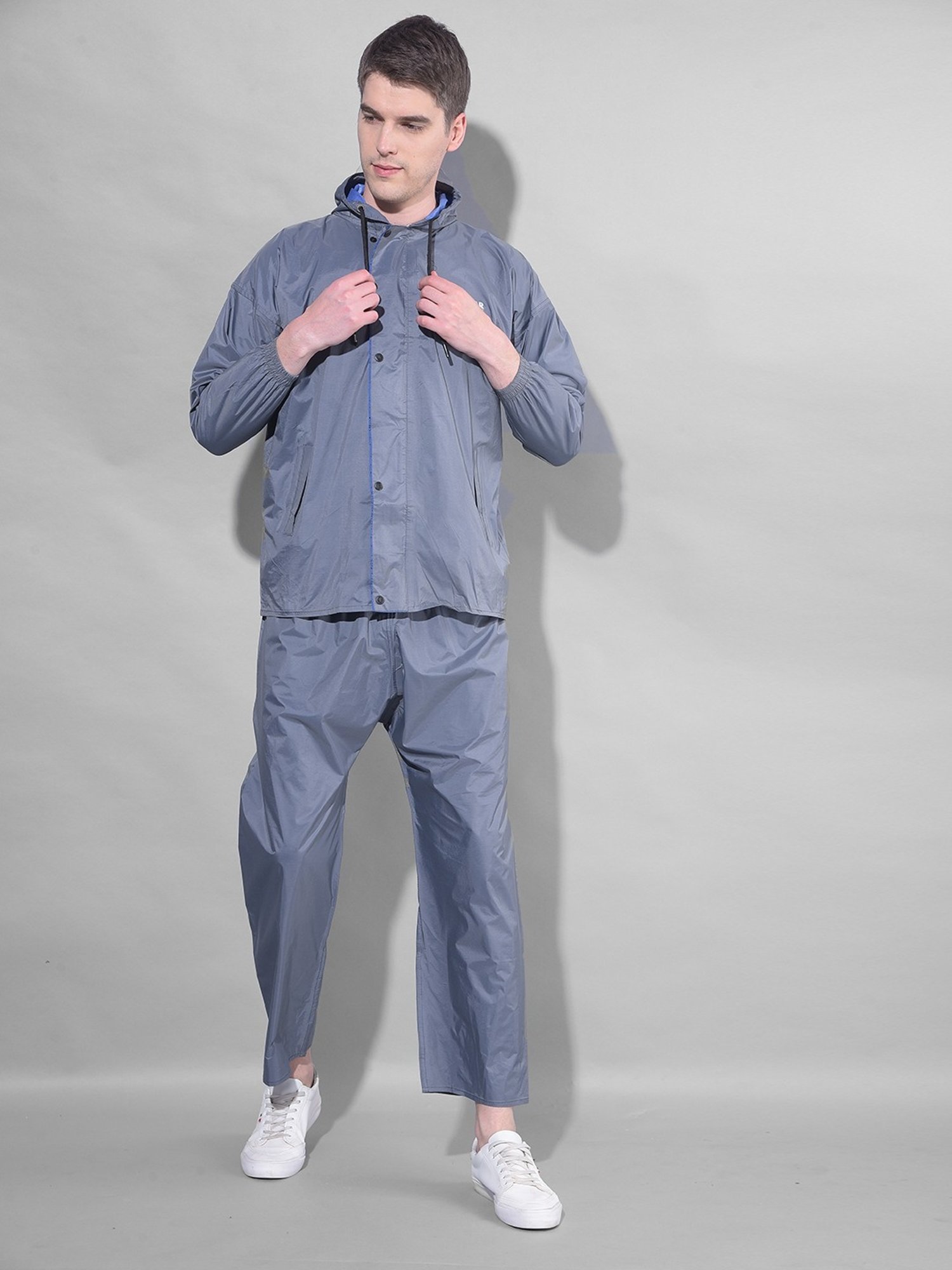 Dollar Grey Regular Fit Raincoat Set