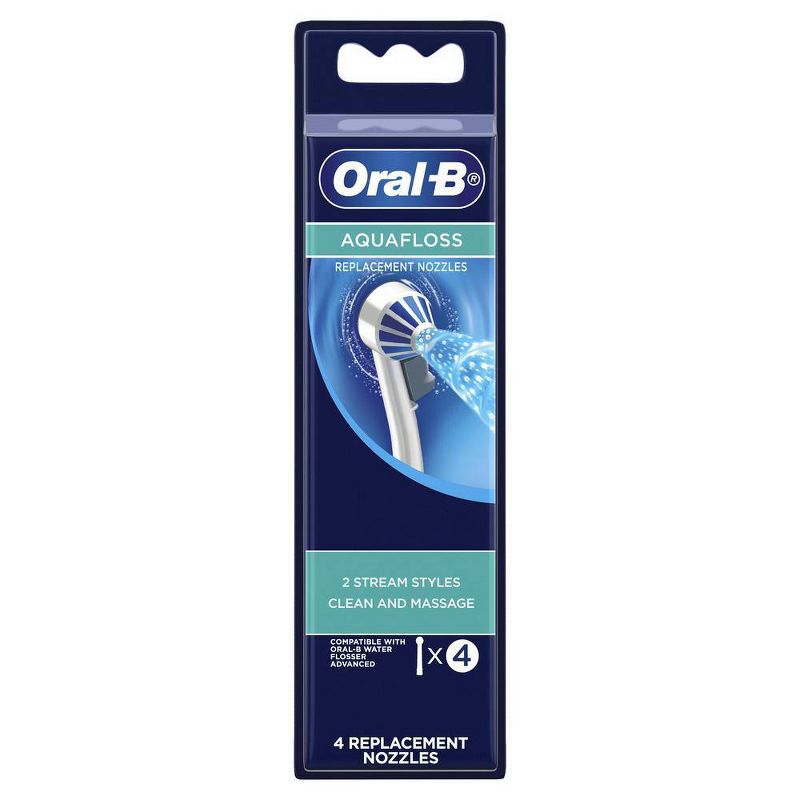 Oral-B Aqua Floss Replacement Nozzle Clean & Massage - 4ct
