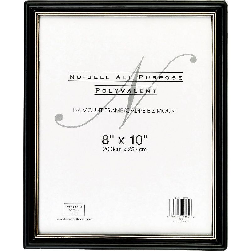 Nu-Dell E-Z-Mount Frame, 10x8, Glass Face 10880