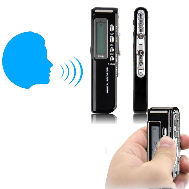 8GB 650Hr USB LCD Screen Digital Audio Voice Recorder Dictaphone MP3 Player