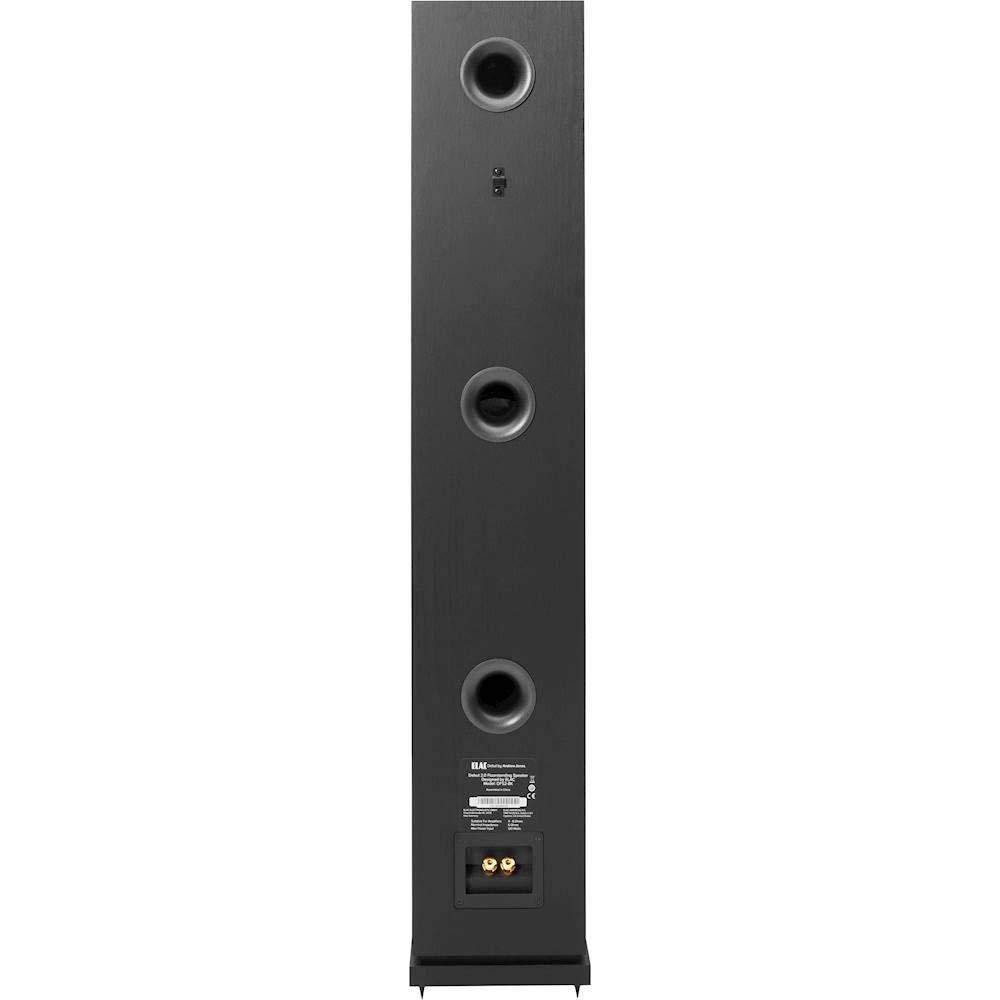 Elac Debut 2.0 F5.2 Aramid-Fiber Floorstanding Speaker - Each (Black Ash Vinyl)