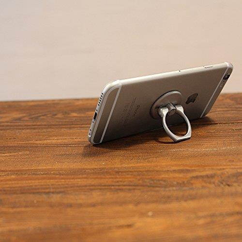 Koomus Finger Ring (Silver) Smartphone finger grab/kickstand/car mount