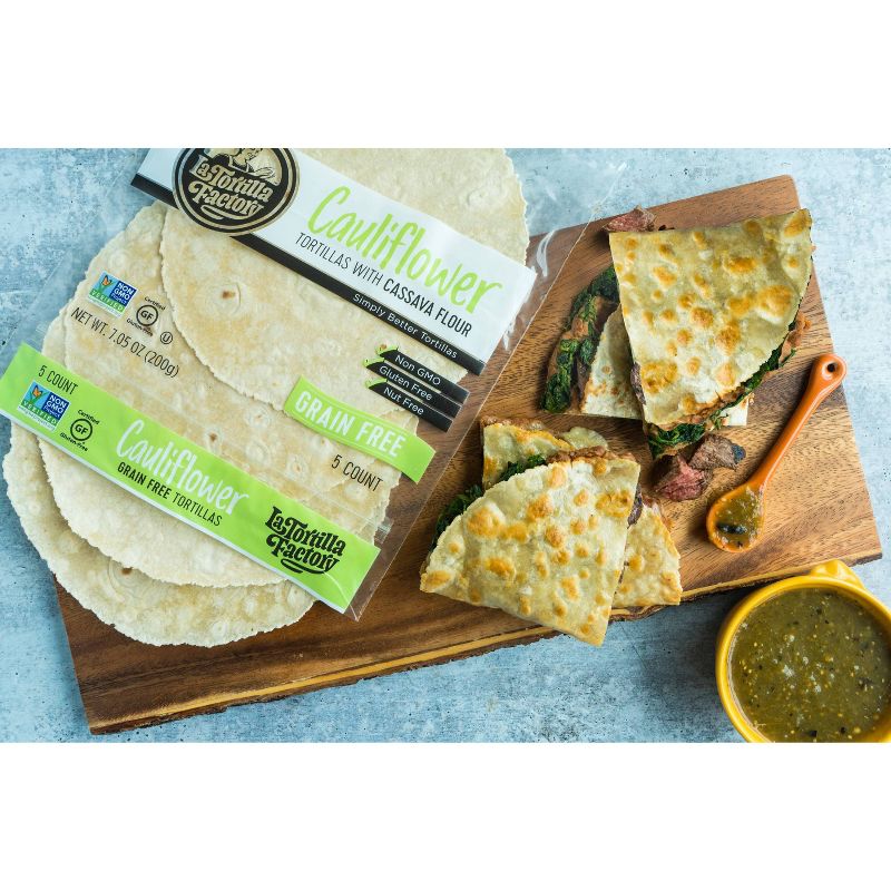 La Tortilla Factory Gluten Free Cauliflower Tortillas - 5ct/7.1oz