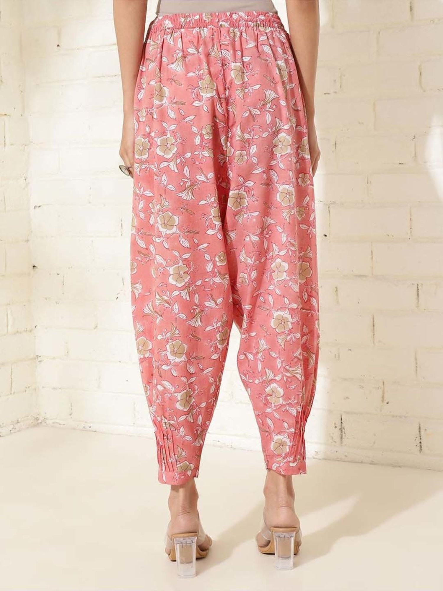 Castle Black Embroidered Palazzos