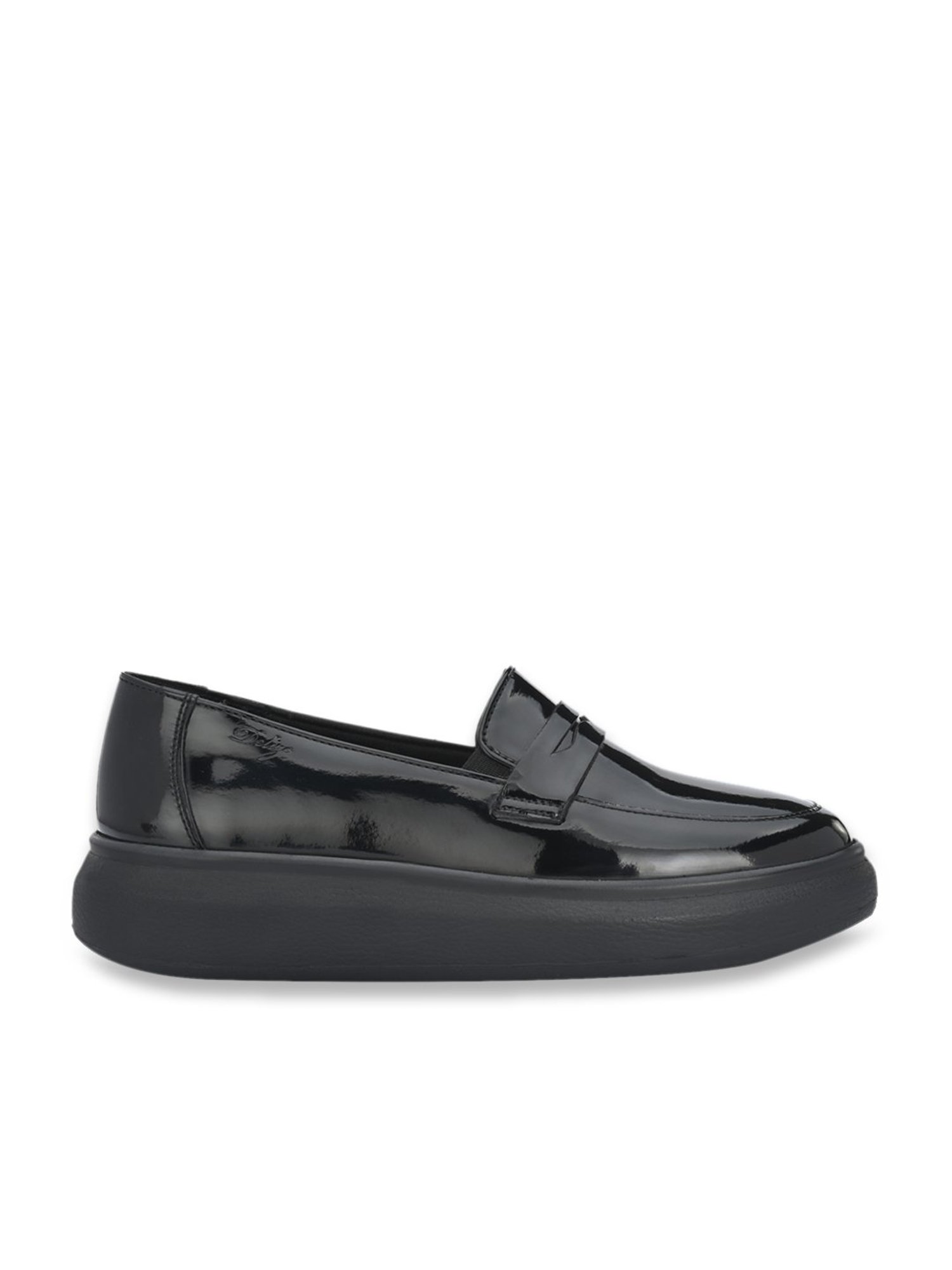 Delize Women's Black Formal Loafers
