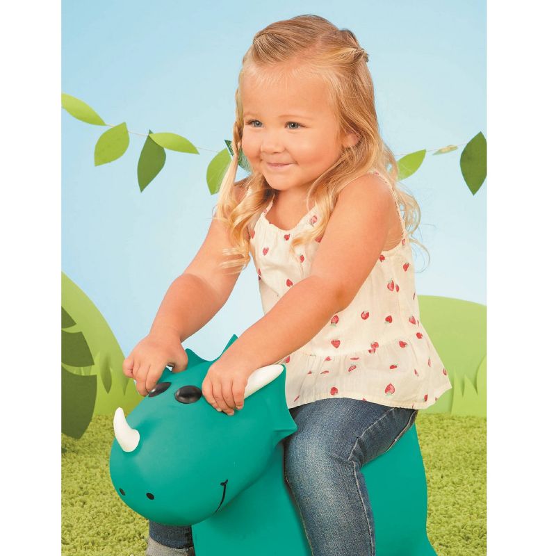 Little Tikes Dino Animal Hopper Inflatable Bouncing Jumping Toy with Handle