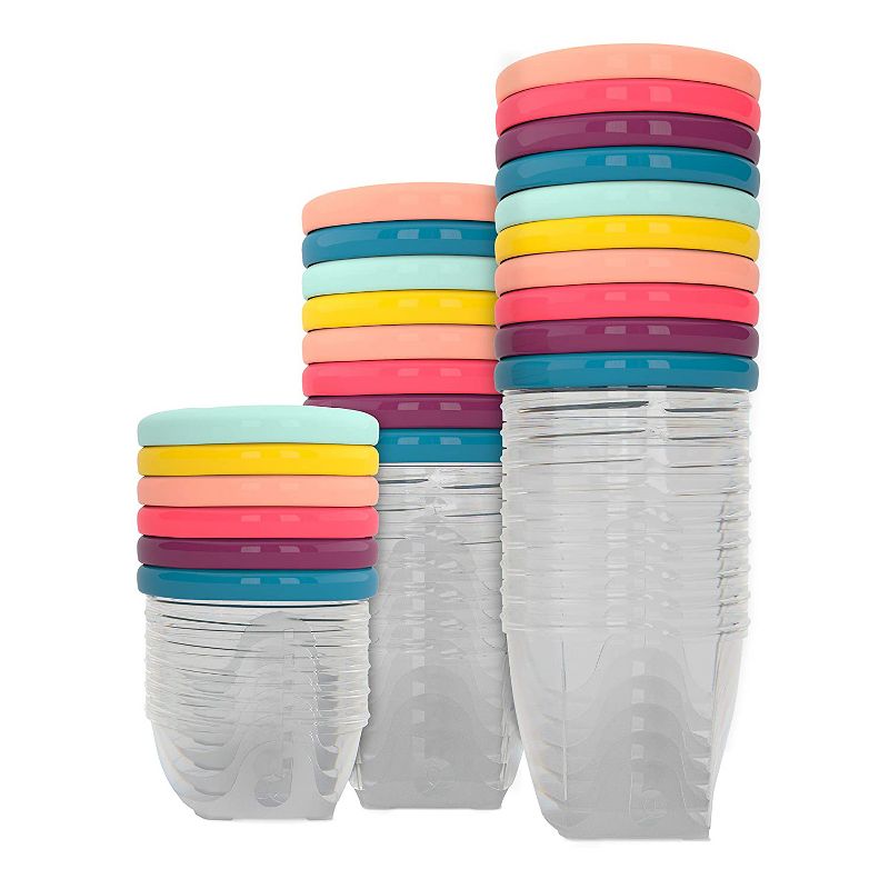 Babymoov Leak Proof BPA Free Baby Toddler Food Snack Storage Bowls with Lids