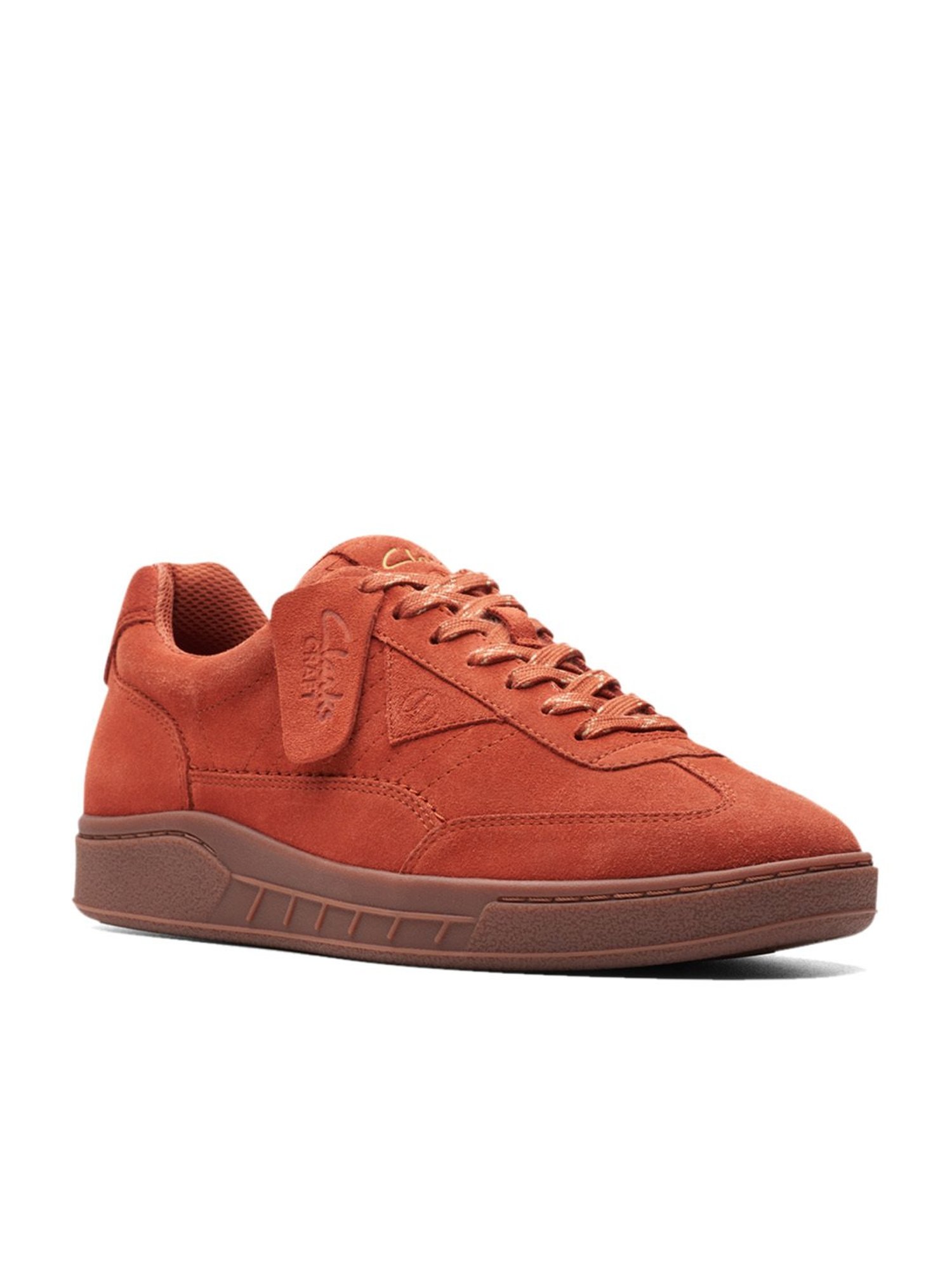 Clarks Men's CraftRally Ace Rust Casual Sneakers
