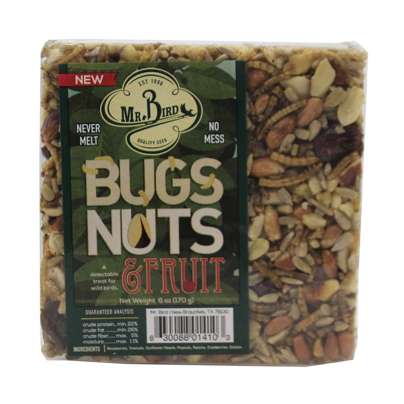 Home & Garden 4.5" Small Cakes Sampler & Cage S/6 Bird Feeding Cardinal Wren Feed Mr Bird  -  Bird And Wildlife Food