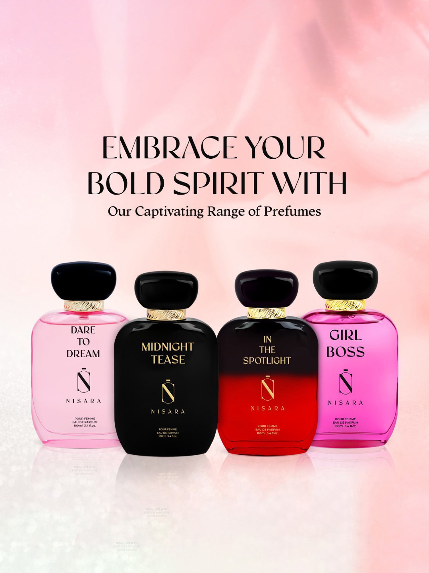 NISARA Midnight Tease Eau de Parfum for Women - 100 ml