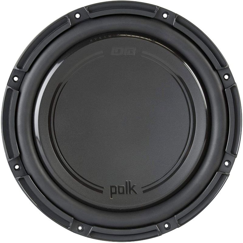Polk Audio 1110W 12 Inch Single Voice Coil Marine Car Subwoofer (2 Pack)