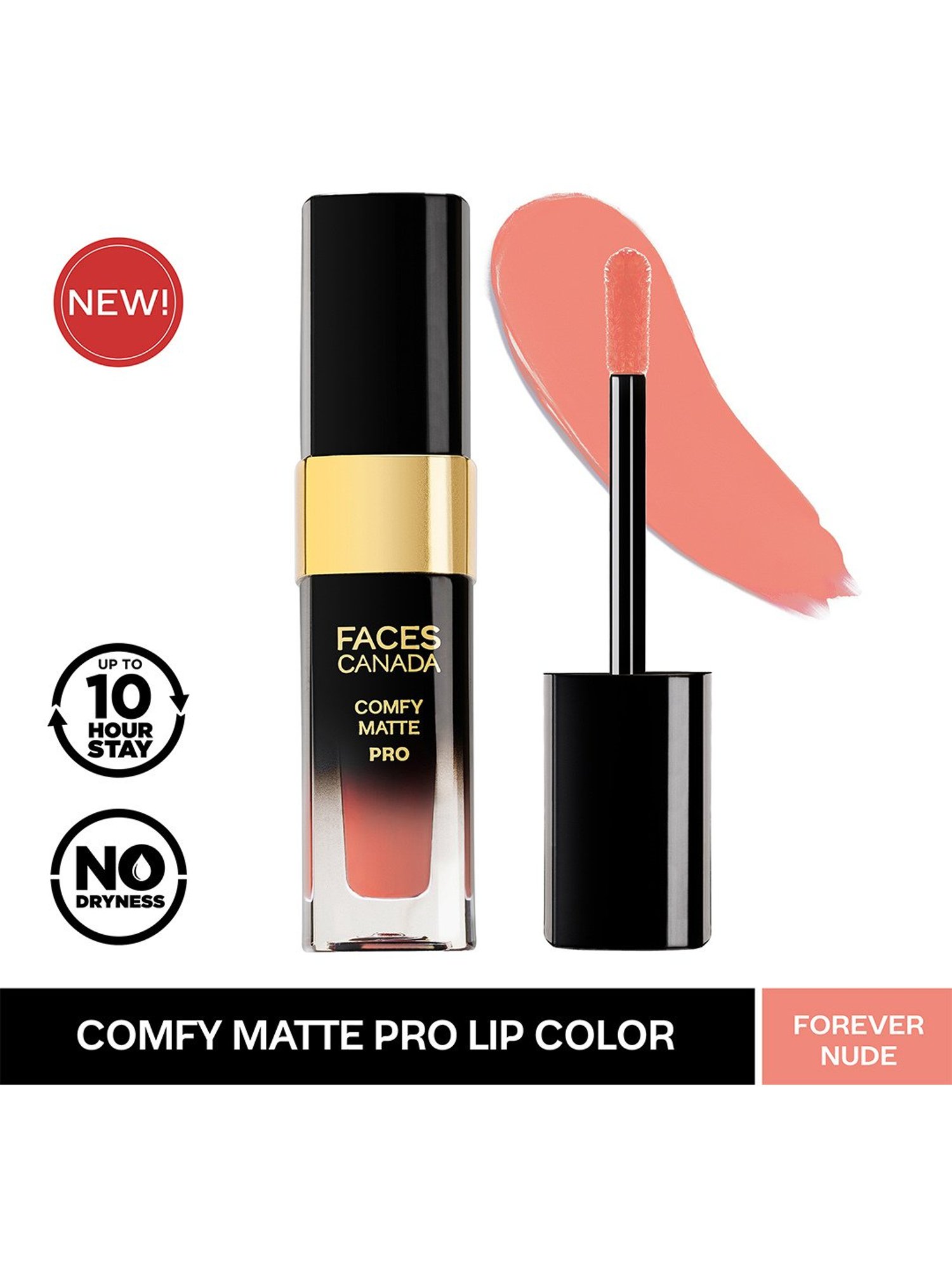 Faces Canada Comfy Matte Pro Lip Color Forever Nude 09 - 5.5 ml