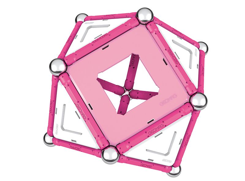 Geomag Pink Panels - 104pc Magnetic Construction Set