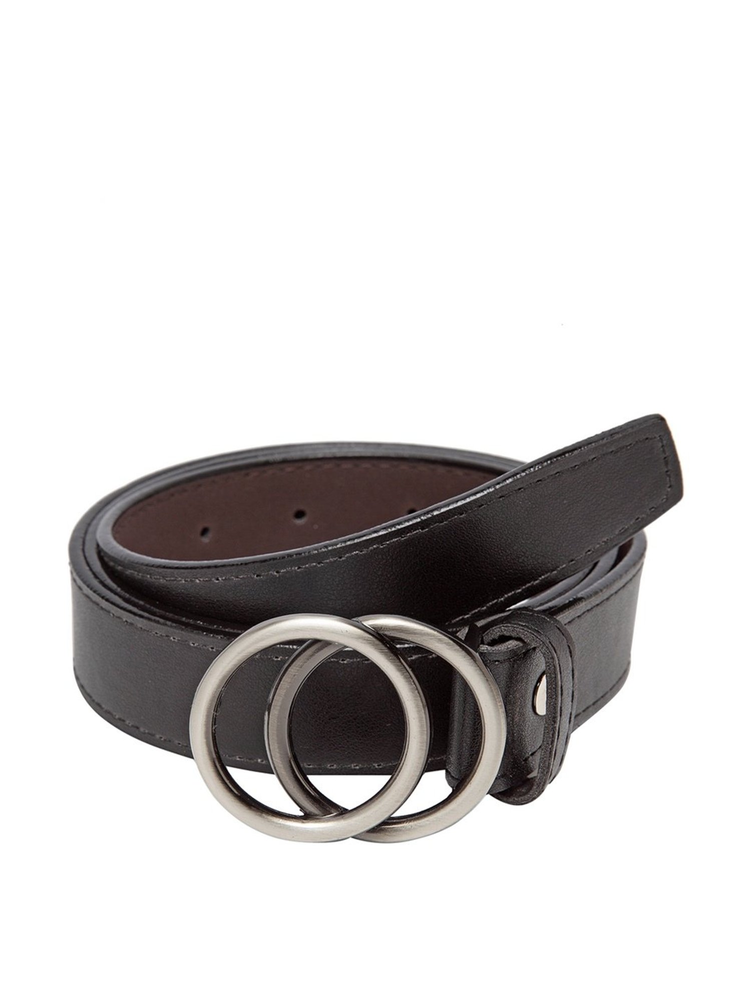 Apsis Dark Brown PU Waist Belt for Women