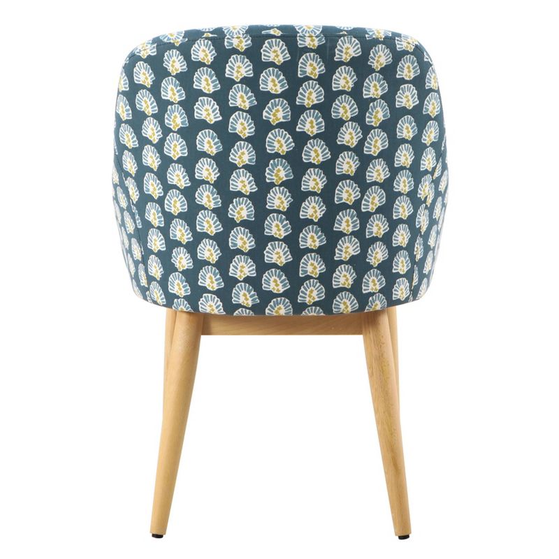 Riley Accent Chair Floral Teal - HomePop