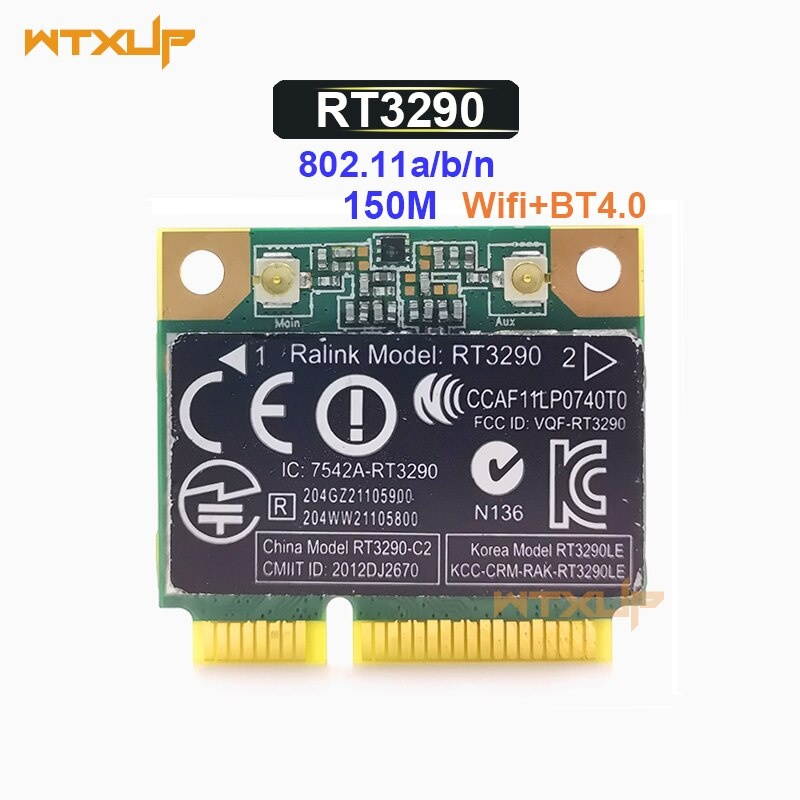 Ralink RT3290 802.11b/g/n 150Mbps Wirelesss Bluetooth Wlan card WIFI + BT 4.0 690020-001 for HP CQ58 M4 M6 4445S DV4 G4 G6