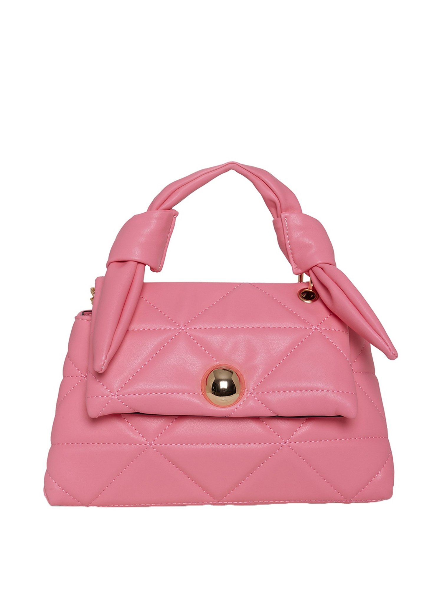 Call It Spring DAISEE670 Pink Quilted Medium Satchel Handbag