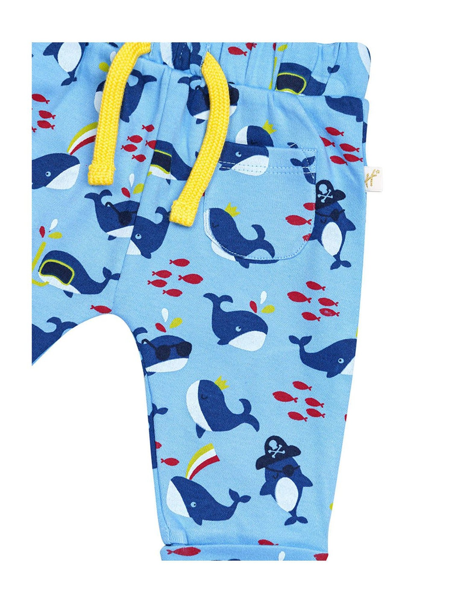 H by Hamleys Infants Boys Blue Printed Joggers
