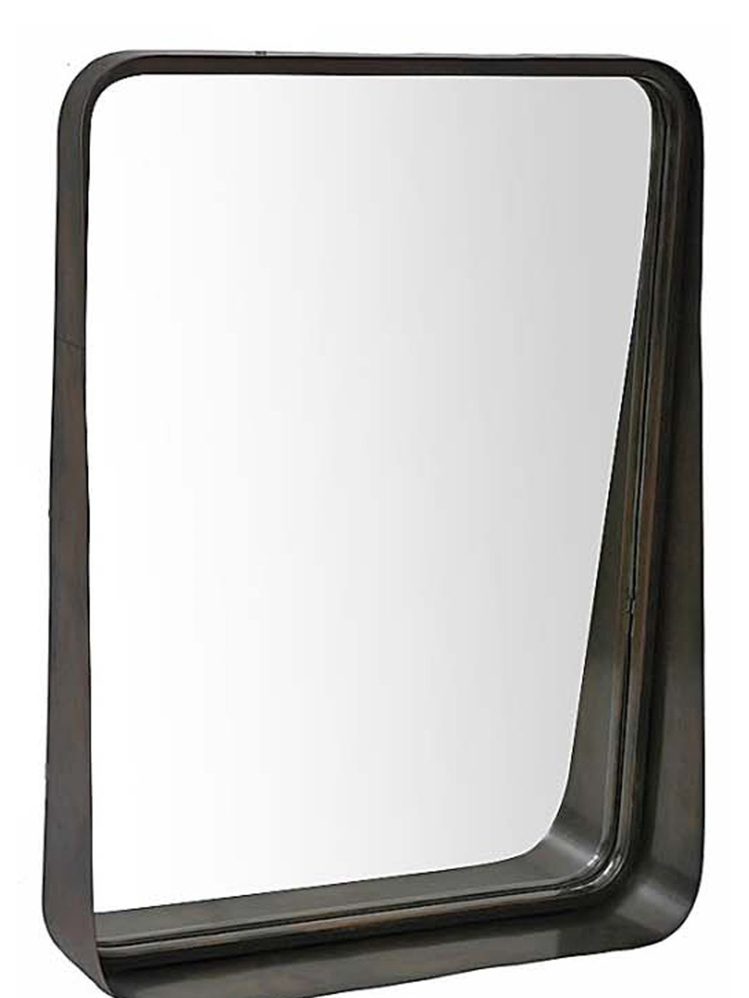 CHRONIKLE Pink Iron Sun Burst Designer Round Wall Mirror