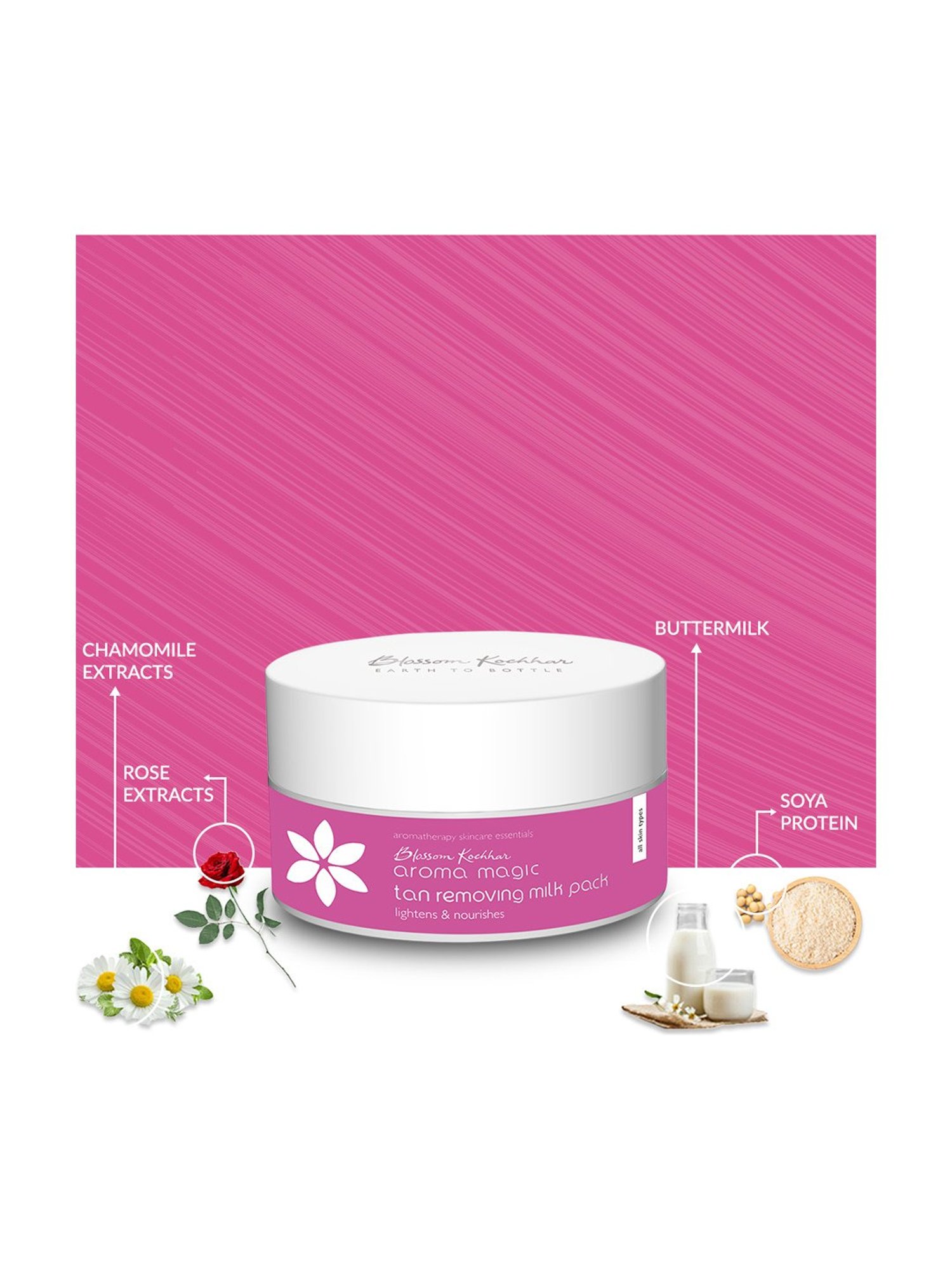 Love Earth Haldi Chandan Rose Face Pack - 50 gm