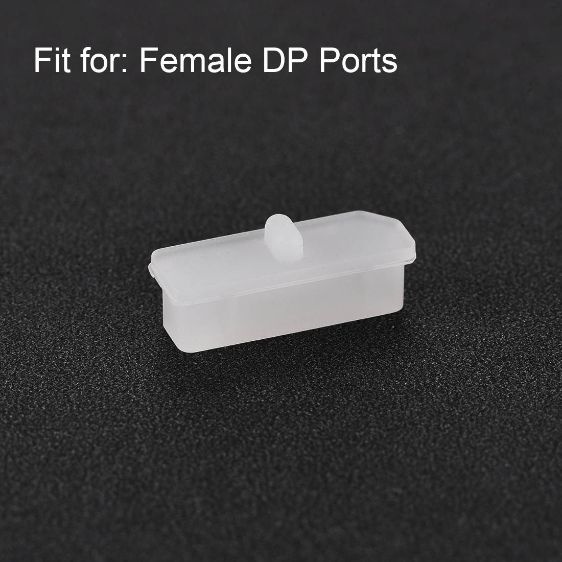 3 Pcs Clear Ethernet Hub Port DP Adapter Anti Dust Cover Cap Protector Plug