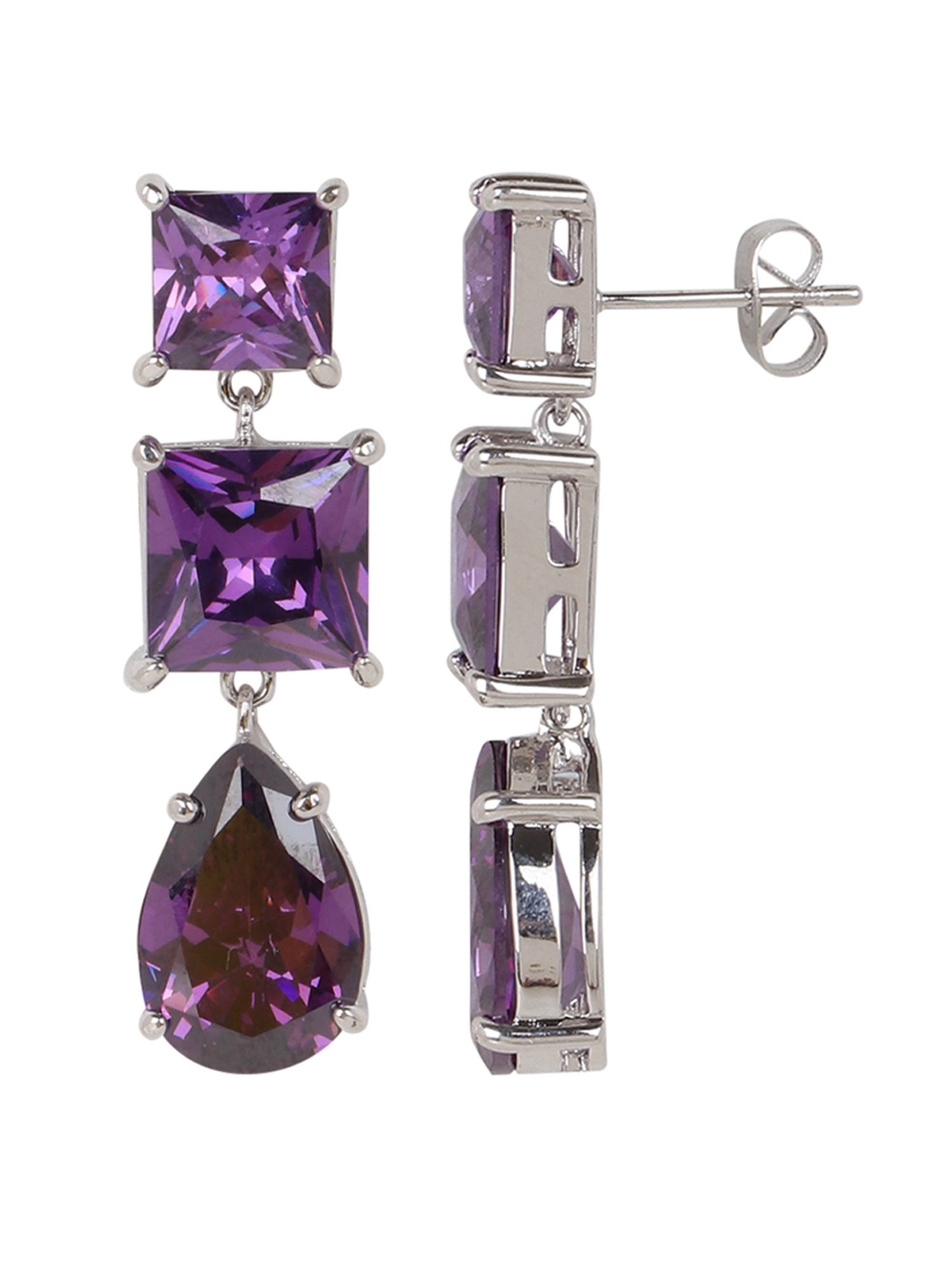 The Real Effect London 800 Silver Earrings for Women