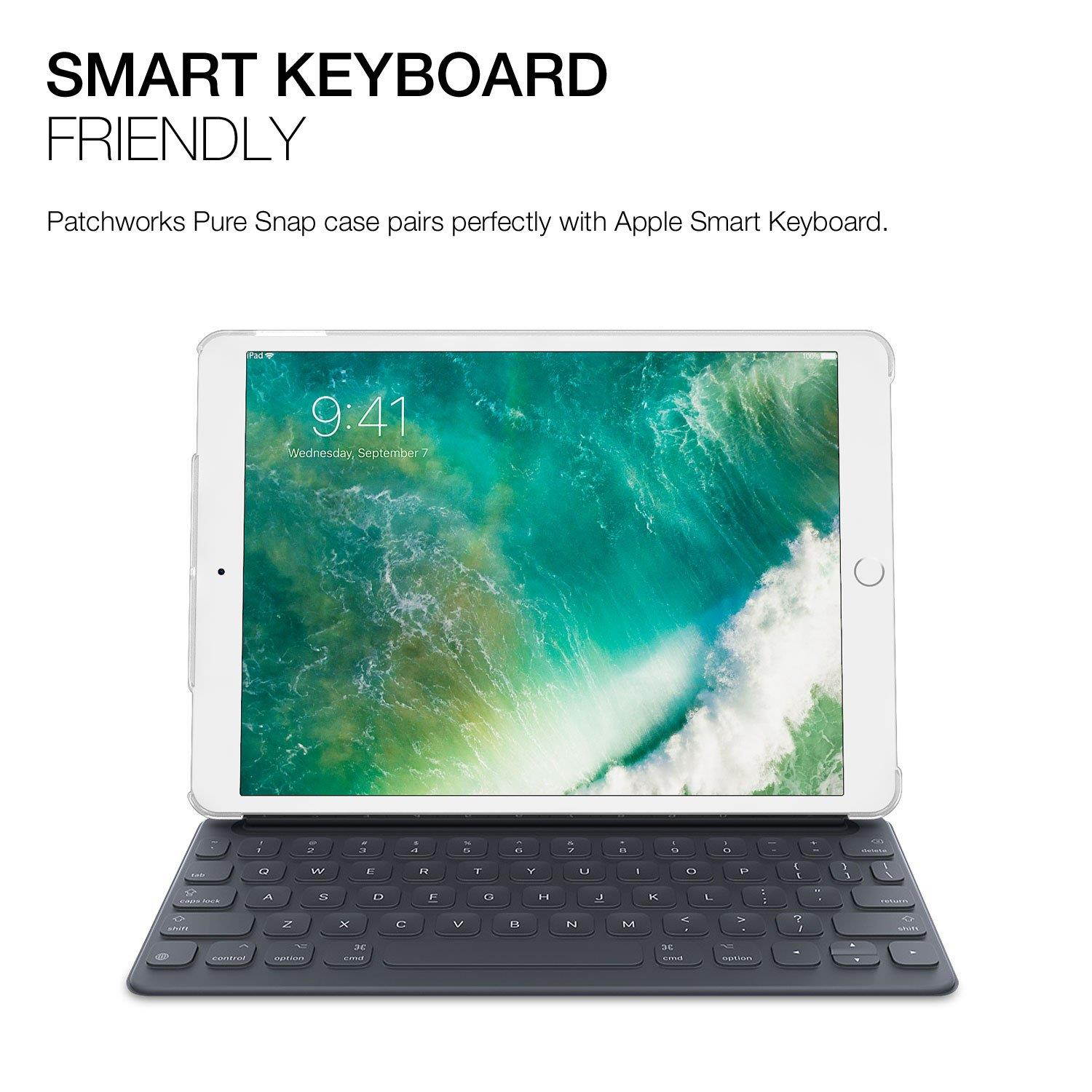 Patchworks PureSnap Case 10.5 Case in Clear Compatible For iPad 10.5 (2017)