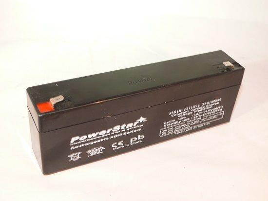 Battery,Sealed Lead Acid,12V,2.3Ah,Housing ABS,Faston,0.187 In. Male Tab