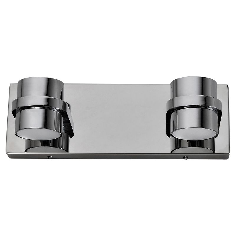 4" Twocan 2 Arm LED Bath Fixture Polished Chrome Finish - Varaluz