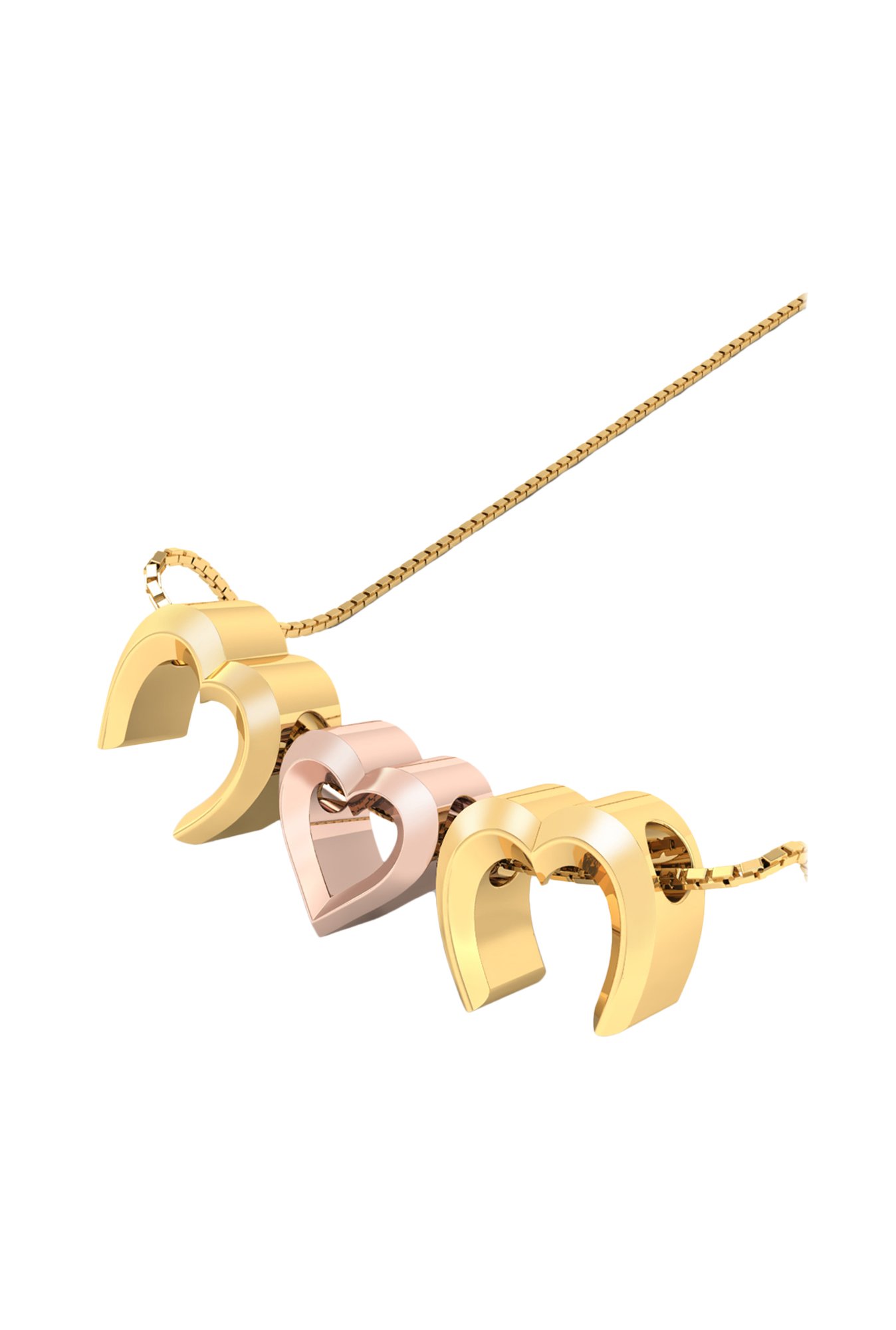 PC Jeweller Numa 22 kt Gold Pendant without Chain