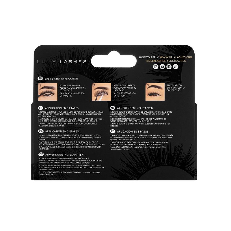 Lilly Lashes Luxury Synthetic Eye Lashes - CASH - 1pr