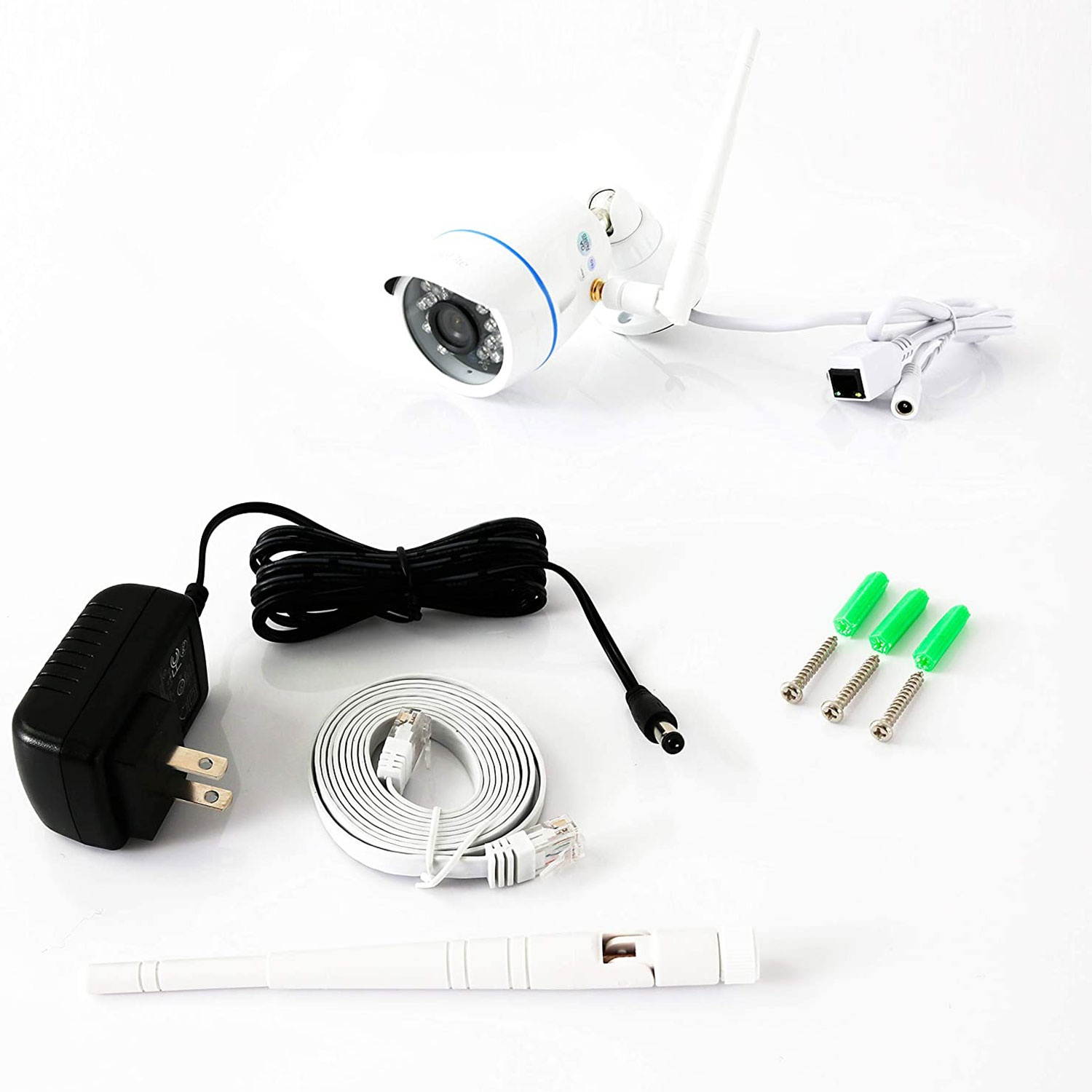 SereneLife IP WIFI 720p Remote App Control Waterproof Security Camera (2 Pack)