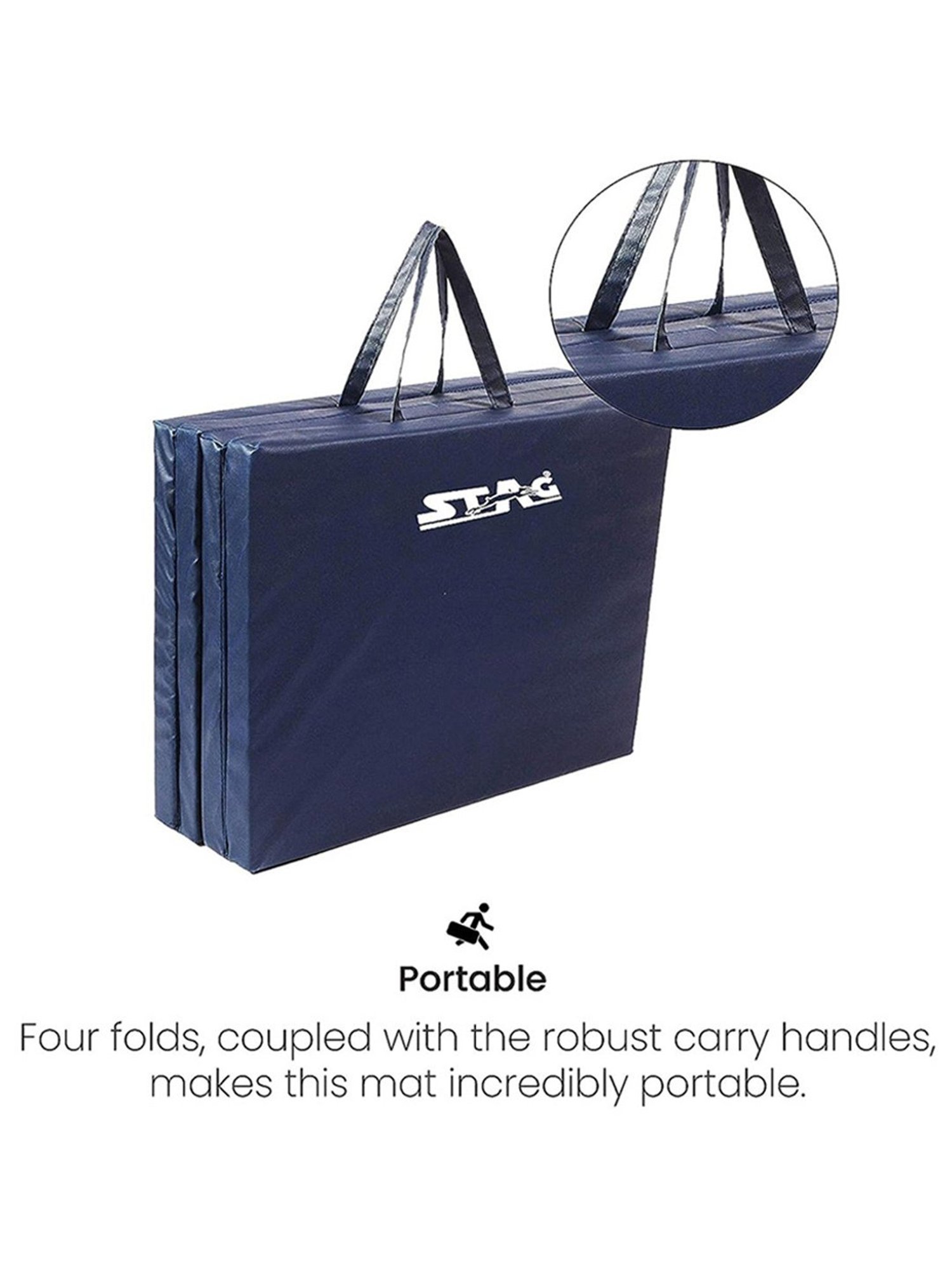 Stag Global Multi-Purpose Fitness Mat (Blue) Size - 180x60