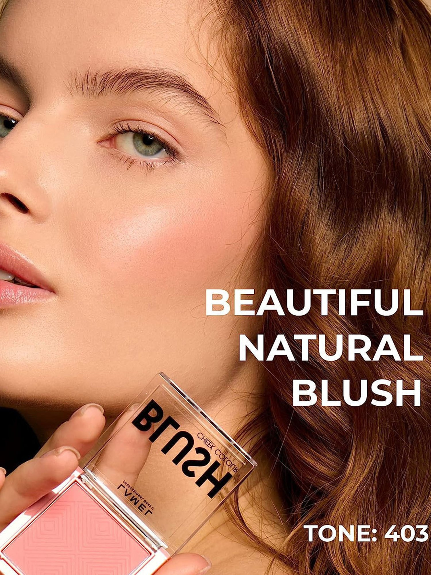 Lamel Blush Cheek Colour 403 Coral - 3.8 gm