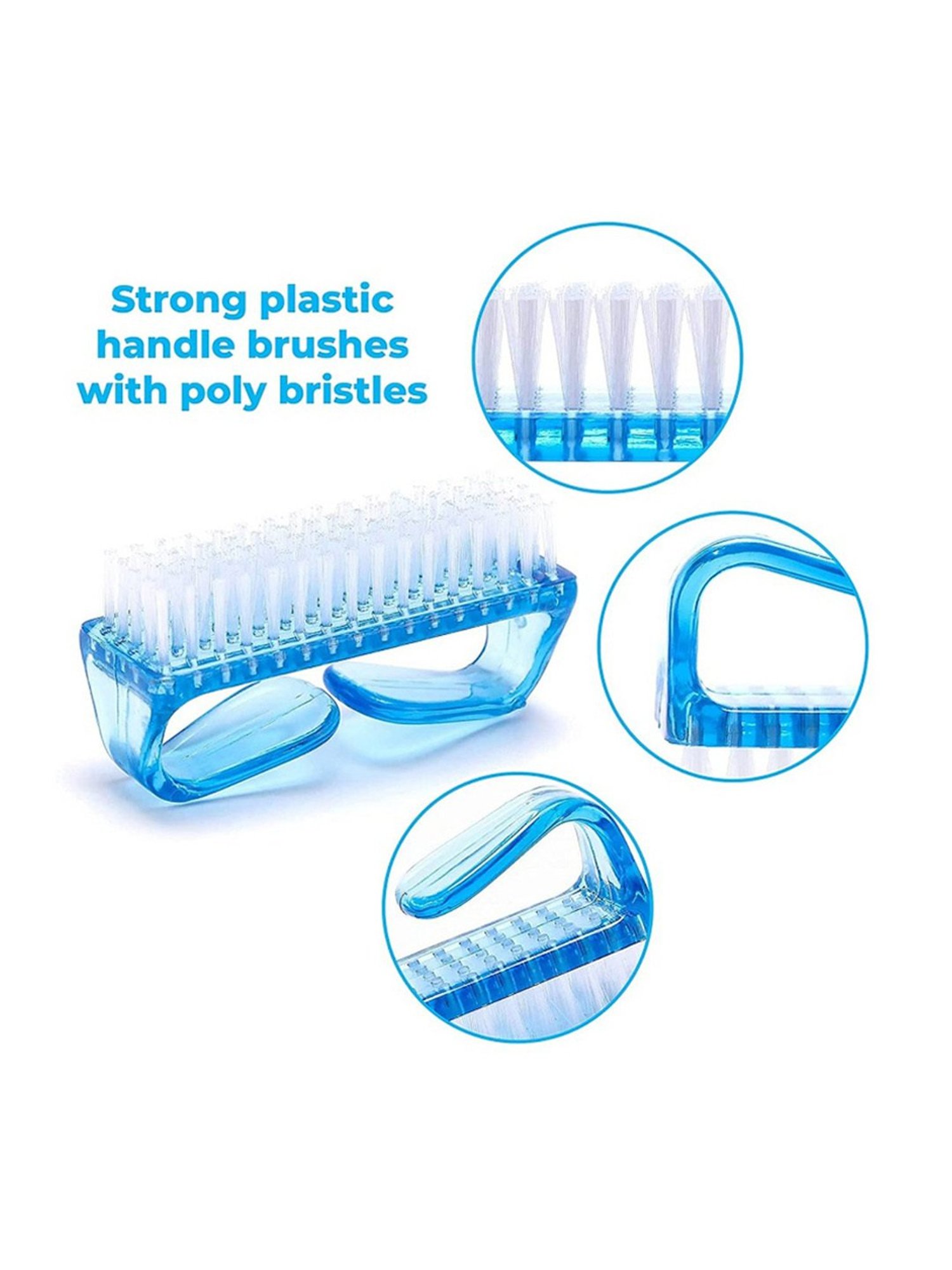 Bronson Professional Nail Brush Set - Pack of 2