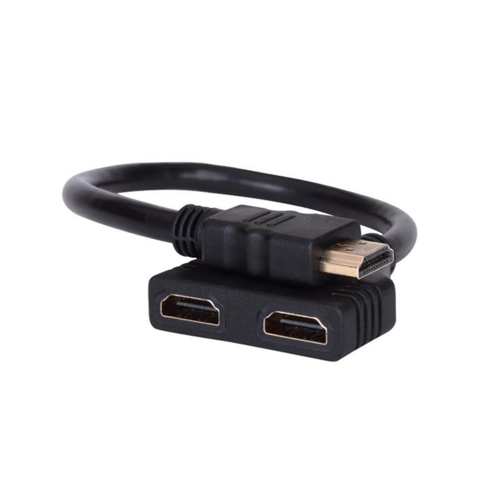 HDMI Cable 1080P ,Multimedia Interface HDMI Splitter Adapter 1 to 2 Way for HDMI HD, LED, LCD, TV