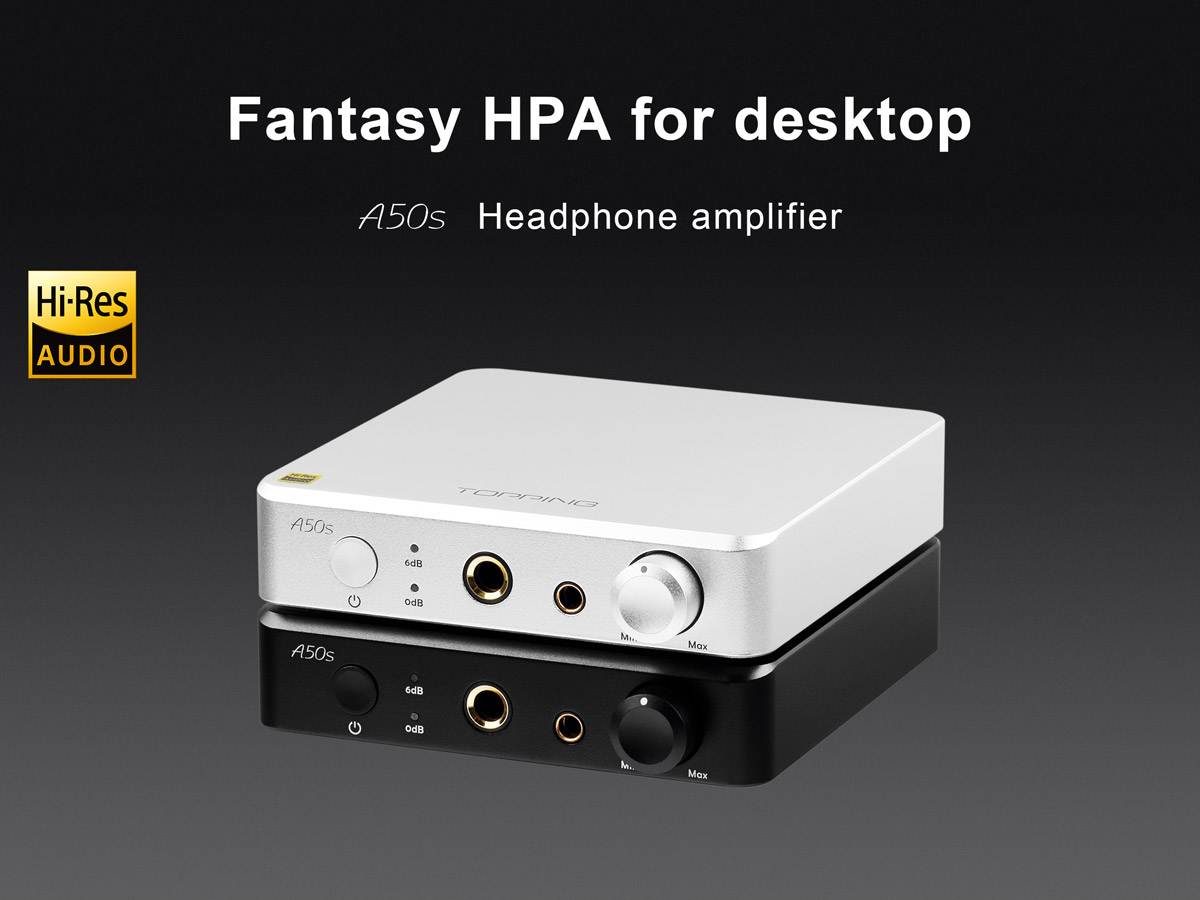 TOPPING A50S With NFCA Modules HPA/PRE Automatic Switching Desktop Headphone Amplifier Pre Amplifier Combined with D50S P50