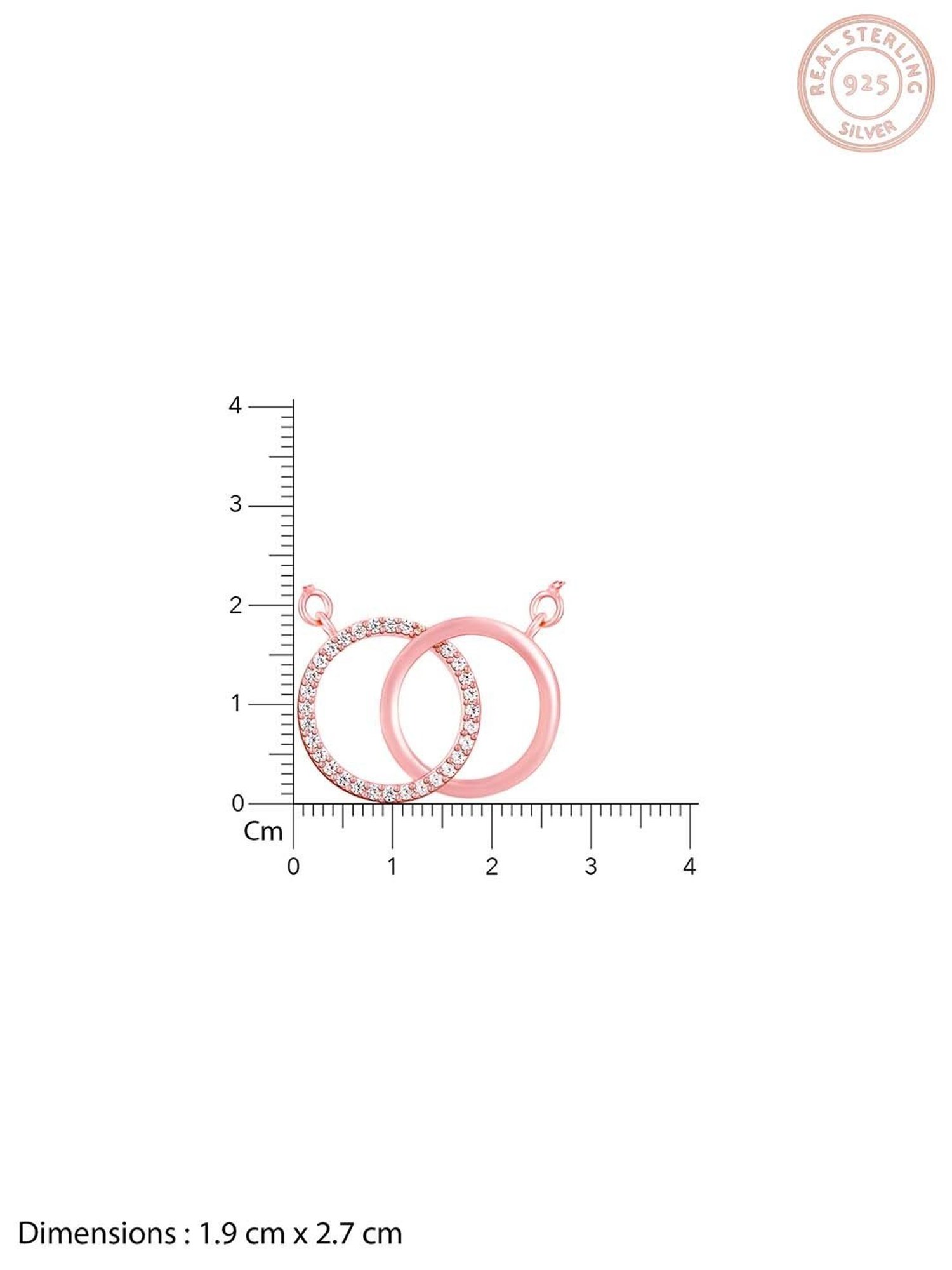 GIVA 92.5 Sterling Silver Alluring Necklace for Women