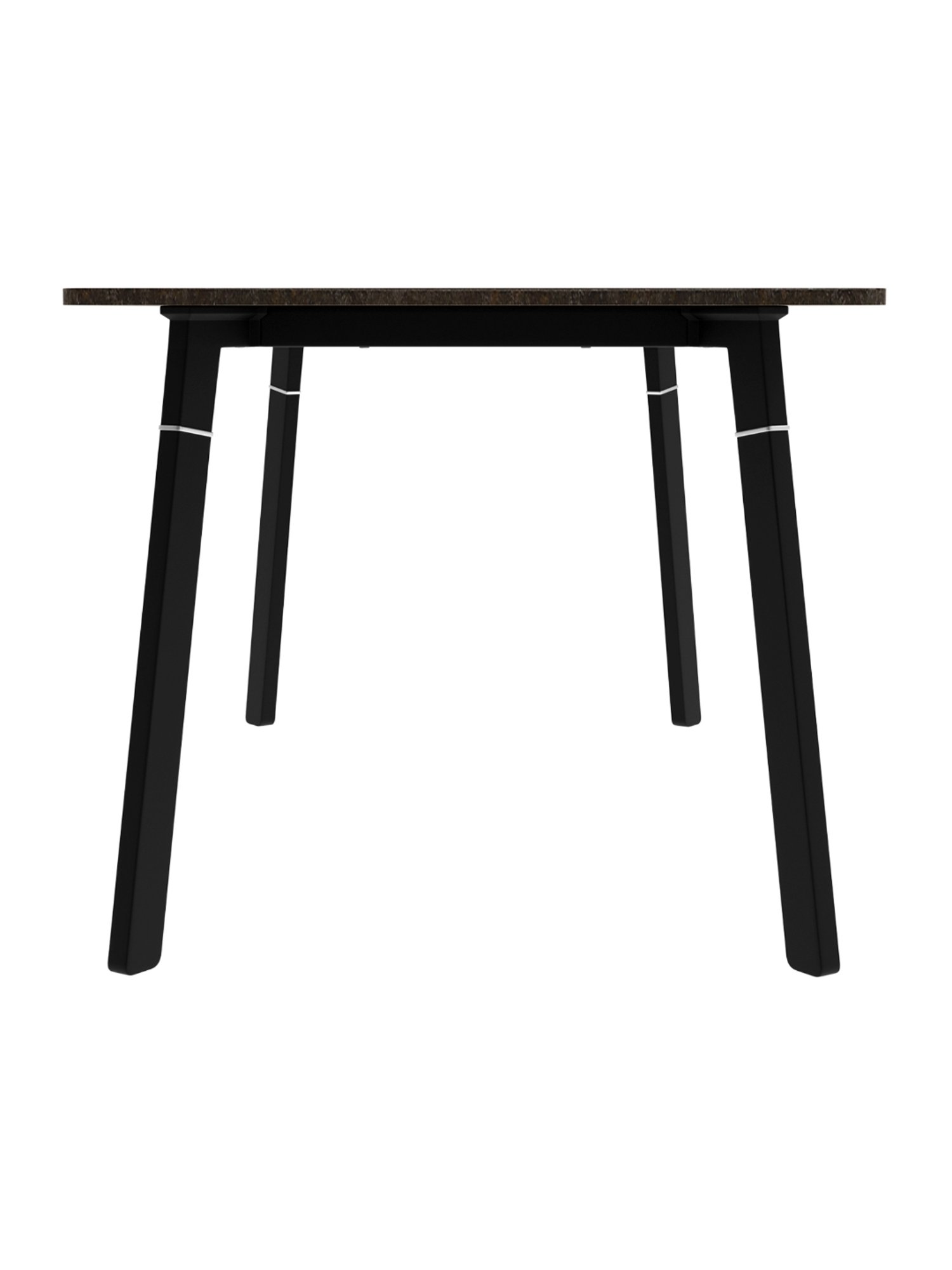 Godrej Interio Aclectic Black & Brown MDF 6 Seater Rectangular Dining Table