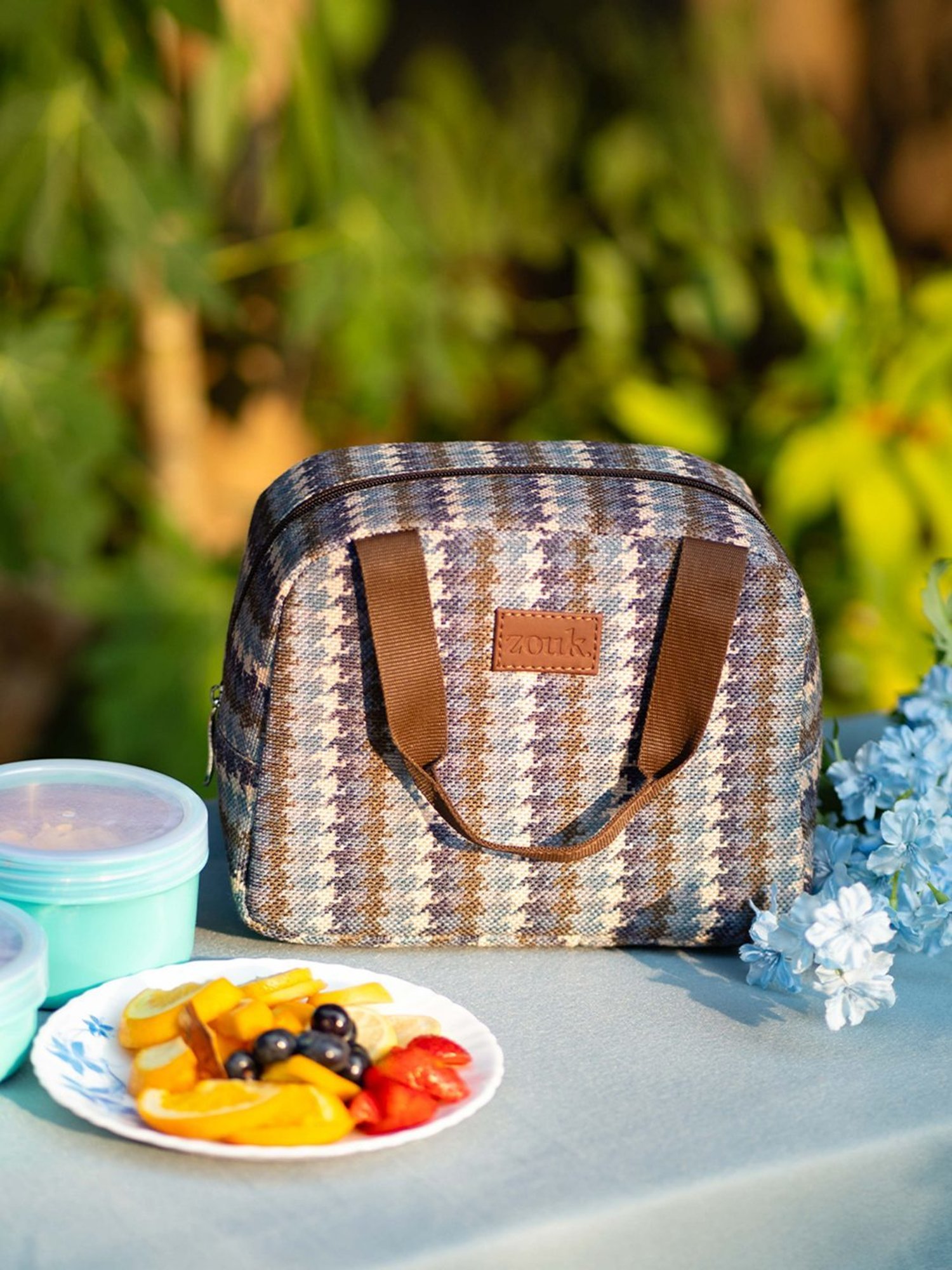 ZOUK Multicolor Printed Lunch Bag