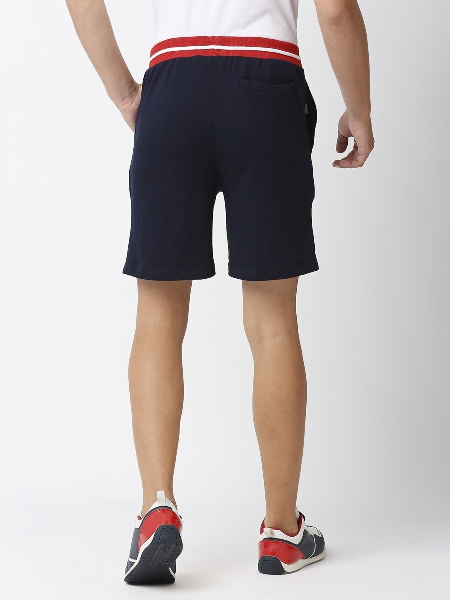Fitz Deep Navy Slim Fit Shorts
