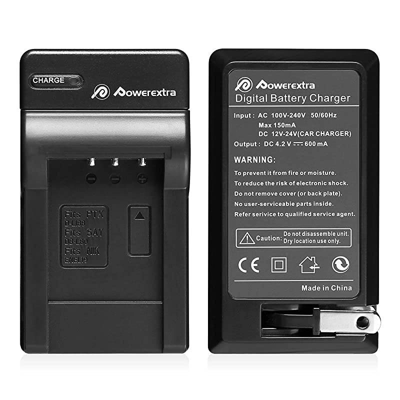 ENEL19 batteries + Charger Compatible with Nikon A100 Coolpix S33 S100 S3200 S3300 S3500 S3600 S4100 S4200 S4300 S5200 S5300 S6500 S6600 S6800 S6900 S7000 Sony NPBJ1 DSCRX0