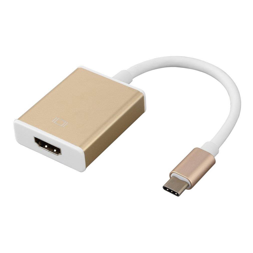 USB 3.1 Type-C-to-HDMI Digital Hub Charger Adapter Converter Aluminium Case