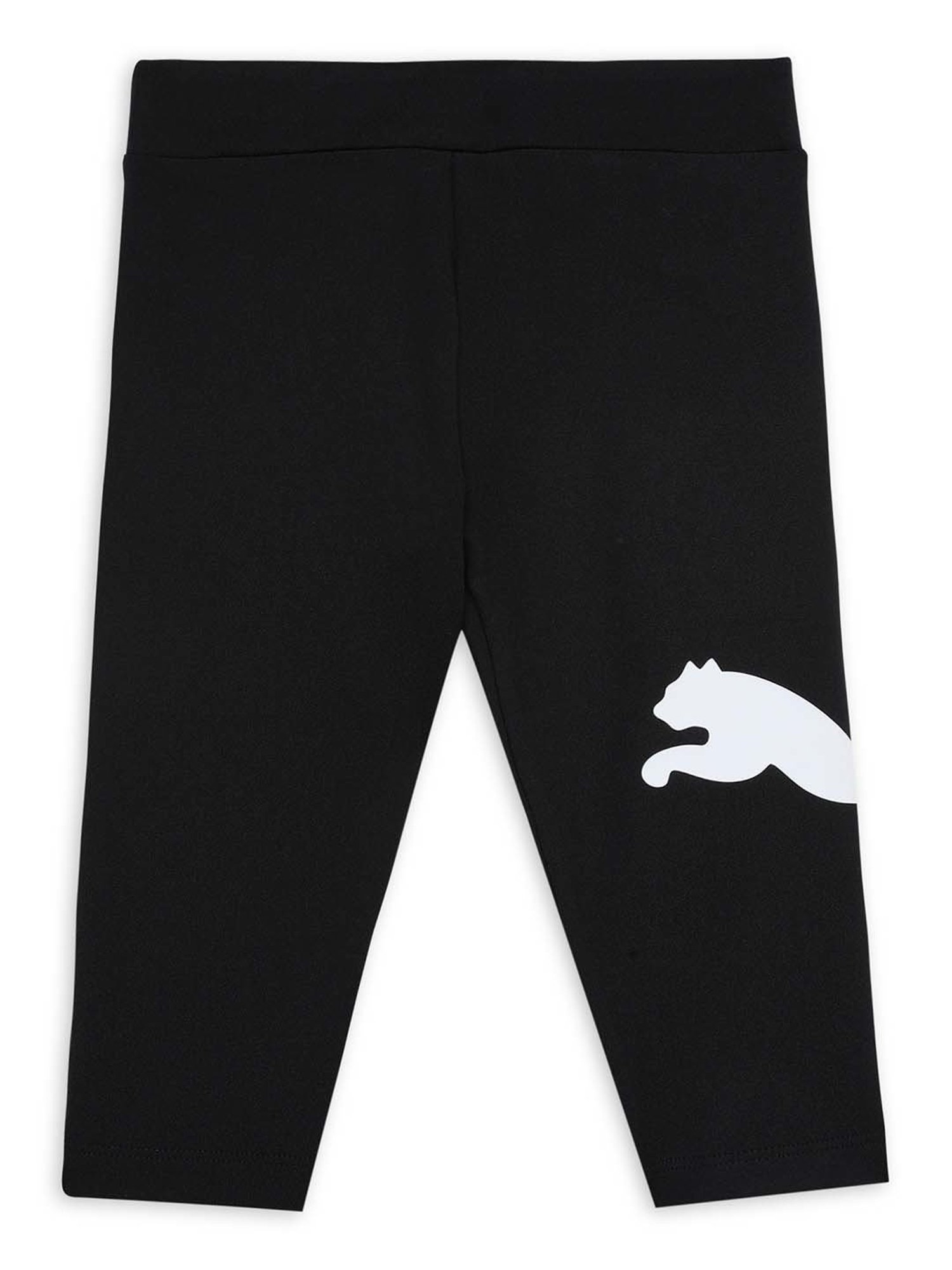 Puma Girls ACTIVE 7/8 Black Logo Tights
